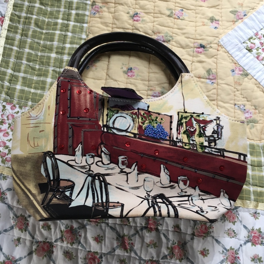 restaurant scene bag